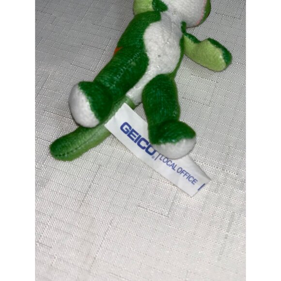 GEICO Gecko Promotional Plush Frog Keychain Clip-On Collectible Insurance Auto - Picture 7 of 9